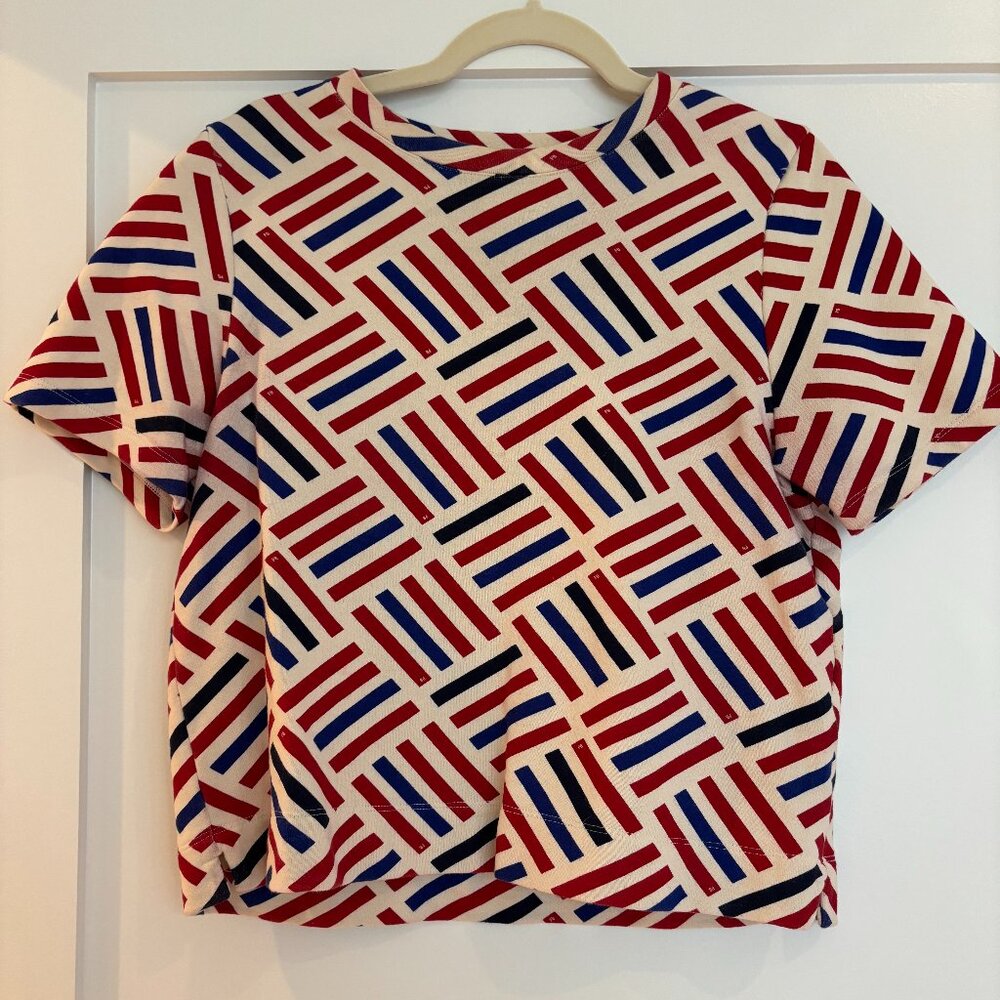 Red White and Blue Petit Bateau Sailing Tee